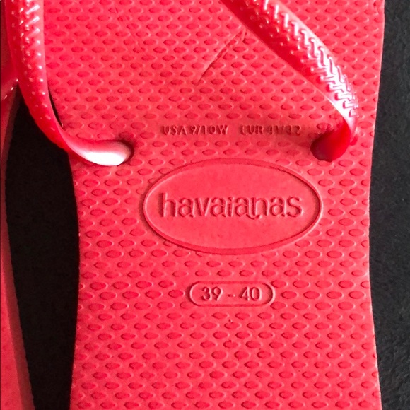 NEW PINK HAVAIANAS FLIP FLOPS - Picture 8 of 8